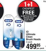 Oral-B IO ultimate Clean Brush Heads-Per Pack