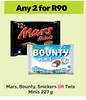 Mars, Bounty, Snickers Or Twix Minis-For 2 x 227g
