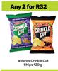 Willards Crinkle Cut Chips-For 2 x 120g