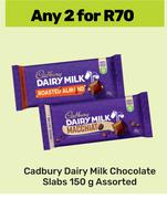 Cadbury Dairy Milk Chocolate Slabs Assorted-For 2 x 150g