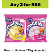 Beacon Mallows Assorted-For 2 x 135g