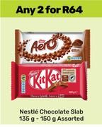 Nestle Chocolate Slab Assorted-For 2 x 135g-150g