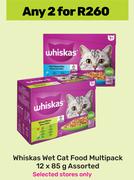 Whiskas Wet Cat Food Multipack Assorted-For 2 x 12 x 85g