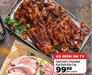 Food Lover's Precooked Pork Belly Ribs-1kg Per Pack