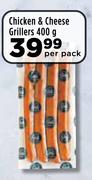 Chicken & Cheese Grillers-400g Per Pack
