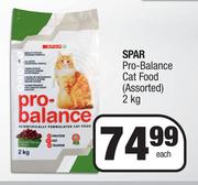 Spar Pro Balance Cat Food Assorted-2Kg Each