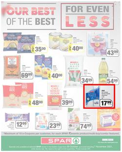 SPAR EASTERN CAPE : Our Best For Less (26 October - 7 November 2021) Valid in Acres, Algoa Park, Aliwal North, Aspen, Burgersdorp. Cambridge, Camdeboo, Cradock, Crossways, Dagbreek, Fig tree, Fleet, page 4