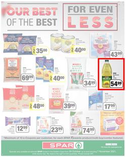 SPAR EASTERN CAPE : Our Best For Less (26 October - 7 November 2021) Valid in Acres, Algoa Park, Aliwal North, Aspen, Burgersdorp. Cambridge, Camdeboo, Cradock, Crossways, Dagbreek, Fig tree, Fleet, page 4