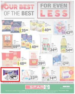 SPAR EASTERN CAPE : Our Best For Less (26 October - 7 November 2021) Valid in Acres, Algoa Park, Aliwal North, Aspen, Burgersdorp. Cambridge, Camdeboo, Cradock, Crossways, Dagbreek, Fig tree, Fleet, page 4