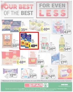 SPAR EASTERN CAPE : Our Best For Less (26 October - 7 November 2021) Valid in Acres, Algoa Park, Aliwal North, Aspen, Burgersdorp. Cambridge, Camdeboo, Cradock, Crossways, Dagbreek, Fig tree, Fleet, page 4