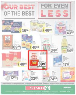 SPAR EASTERN CAPE : Our Best For Less (26 October - 7 November 2021) Valid in Acres, Algoa Park, Aliwal North, Aspen, Burgersdorp. Cambridge, Camdeboo, Cradock, Crossways, Dagbreek, Fig tree, Fleet, page 4