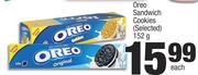 Oreo Sandwich Cookies (Selected)-152g Each