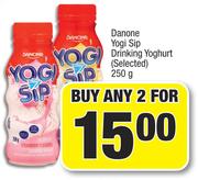Danone Yogi Sip Drinking Yoghurt (Selected)-For Any 2 x 250g