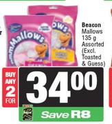 Beacon Mallows Assorted-For 2 x 135g