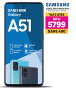 Samsung Galaxy A51 Ds (Black/ Blue)