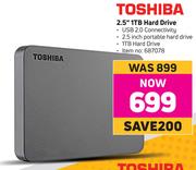 Toshiba 2.5" 1TB Hard Drive