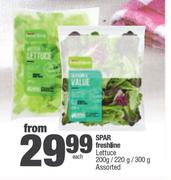 Spar Freshline Lettuce Assorted (Priced From)-200g/220g/300g 