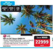 LG 190cm (75") Smart QNED TV 75QNED86T6A.AFAB