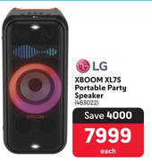 LG Xboom XL7S Portable Party Speaker