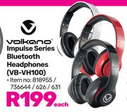 Volkano Impulse Series Bluetooth Headphones CB-VH100-Each