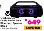 Volkano Cobra Series 20W Bluetooth Speaker (Black) 836474