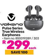 Volkano Pulse Series True Wireless Earphones