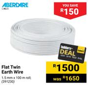 Aberdare Flat Twin Earth Wire