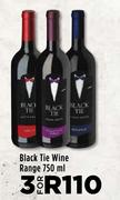 Black Tie Wine Range-For 3 x 750ml