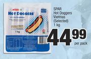 Spar Hot Doggers Viennas(Selected)-1Kg Per Pack
