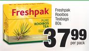 Freshpak Rooibos Teabags-80s Per pack