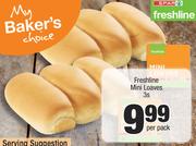 Freshline Mini Loaves-3's Per Pack