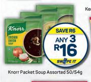 Knorr Packet Soup Assorted-Any 3 x 50/54g