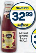 All Gold Tomato Sauce-700ml