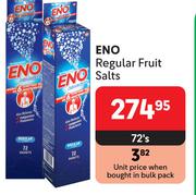 Eno Regular Fruit Salts-72's