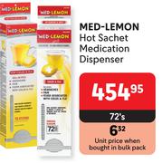 Med-Lemon Hot Sachet Medication Dispenser-72's