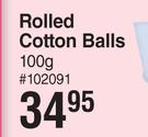 Softi Rolled Cotton Balls-100g