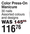 Impress Color Press On Manicure 30 Nails Assorted Colours & Designs