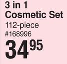 Softi 3 In 1 Cosmetic Set 112 Piece