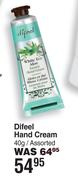 Difeel Hand Cream Assorted-40g