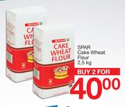 Spar Ckae Wheat Flour-For 2 x 2.5Kg