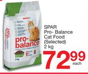 Spar Pro-Balaance Cat Food-2kg Each
