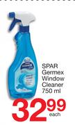 Spar Germex WIndow Cleaner-750ml Each