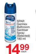 Spar Germex Bathroom Sanitiser Spray (Selected)-180ml Each