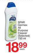 Spar Germex All Purpose Cleaner (Selected)-750ml Each