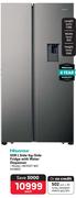 Hisense 508L Side-By-Side Fridge With Water Dispenser H670SIT-WD 441865-Each