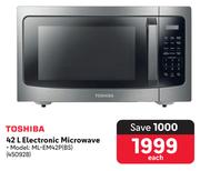 Toshiba 42Ltr Electronic Microwave ML-EM42P(BS) 450928-Each