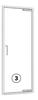Sensea Easy Frame Kit For Pivot Shower Door Chrome (Frame And Kit Only) W100cm X H190cm 81504052