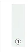 Sensea Easy Pivot Door Clear Glass (Glass Only) W80cm X H195cm 81504055