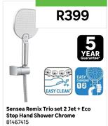 Sensea Remix Trio Set (2 Jet + Eco Stop Hand Shower Chrome) 81467415