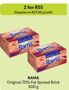 Rama Original 70% Fat Spread Brick-For 2 x 500g 
